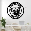 Personalized French Bulldog Metal Sign With Led Ligths, French Bulldog Name Sign, Dog Name Decor, Dog Lover Gifts