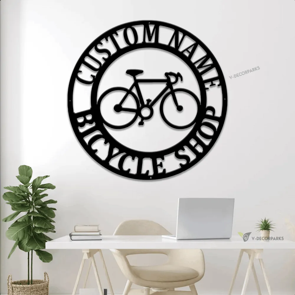 Metal Wall Art, Bicycle Wall Art With Led Lights, Metal Bike Wall Art, Cyclist Gift, Biker Art, Metal Wall Decor, Home Living Room