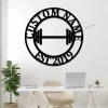 Gym Sign Personalized Home Gym Sign With Led Lights Custom Metal Gym Sign Home Gym Sign Cross Fit Sign