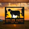Personalized Metal Farm Sign Dorper Sheep