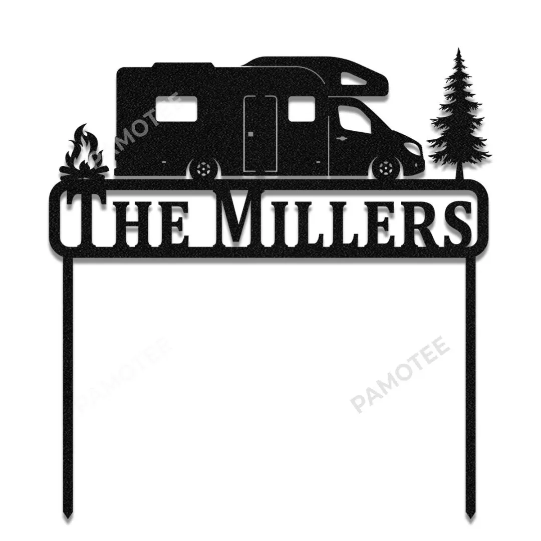 0920-02_c204b2c8-38aa-48ab-a9e7-05dc7255ce53.webp Personalized Rv Camping Metal Artwork, Custom Family Name, Outdoor Decor