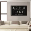 Personalized Family Name Lake House Metal Sign Monogram