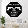 Custom 2nd Amendment Sign With Led Lights, 2nd Amendment Sign, Gun Rights Sign, No Trespassing Sign, Private Property Sign