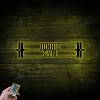 Led Lights Gym Sign, Personalized Home Gym Sign, Custom Metal Gym Sign, Home Gym Sign, Father's Day Gift, Home Workout Sign