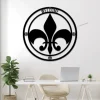 Personalized Fleur De Lis Sign With Led Lights, Custom Fleur De Lis Sign, Fleur De Lis Sign, Fleur De Lis Decor, Metal Fleur De Lis Sign