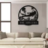Scuba Diving Beach House Metal Sign, Custom Outdoor Lake, Wall Decor, Wedding Art Gift