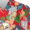 Vintage Red Baker Hawaii Shirt, Cake Tropical Shirt, Aloha Shirt For Mens, Womens