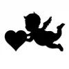 Cupid Heart Valentines Day Metal Sign