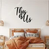 This Is Us Valentines Day Steel Sign, Wall Hanging Gift For Husband And Wife