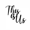 This Is Us Valentines Day Steel Sign, Wall Hanging Gift For Husband And Wife