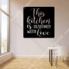This Kitchen Is Seasoned With Love Cooking Chef Metal Art