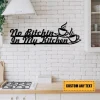 No Bitchin In My Kitchen Coffee Tea Chef Metal Sign