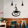 Coffee Cup Image Metal Bar Sign, Cafe, Housewarming Wall Decoration For Coffee Lovers