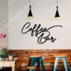 Coffee Bar Words Bar Metal Art, Cafe Wall Hanging Gift