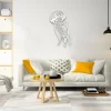 Jellyfish Silhouette Metal Wall Art, Jellyfish Beach Evergreen Decoration