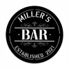 Metal Bar Sign, Custom Pub, Tap, Lounge, Cafe Wall Decor, Wedding, Anniversary Art Gift For Him/her