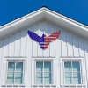 Eagle American Flag Pattern Inside Metal Sign, Independence Day Porch, Roof Steel Decoration