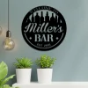 Personalized Metal Bar Sign, Custom Pub, Tap, Lounge, Cafe, Home Wall Decor