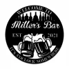 Personalized Beer Metal Bar Sign, Pub, Tap, Lounge, Cafe, Home Wall Decor, Wedding Art Gift For Him/her