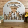 Family Dog Park Personalized Sign, Cut Metal Sign, Metal Wall Art, Metal House Sign