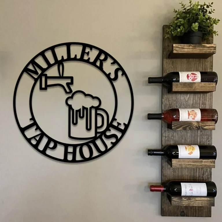 Personalized Beer Metal Bar Sign, Pub, Tap, Lounge, Cafe, Home Wall Decor, Wedding Art Gift For Him/her