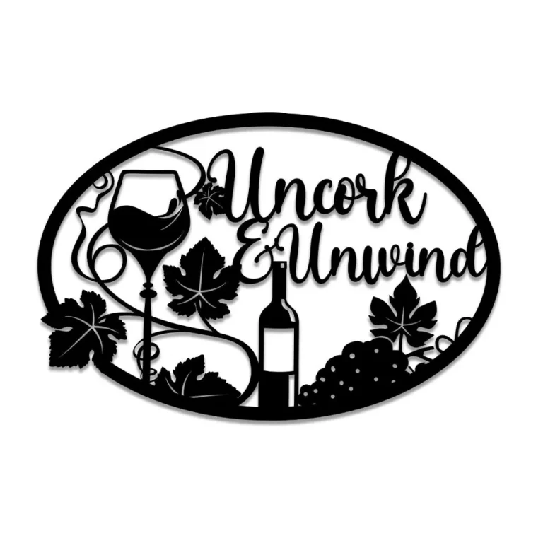 Grape Cellar Wine Metal Bar Sign, Custom Pub, Tap, Lounge, Cafe, Home Wall Decor, Wedding, Anniversary Art