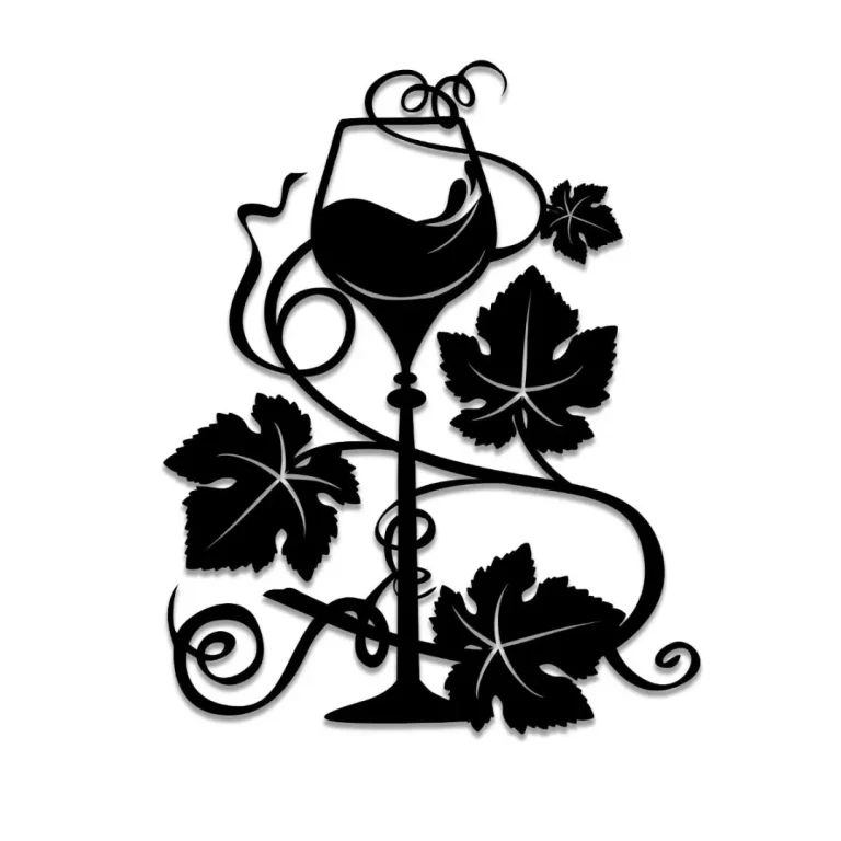 Grape Cellar Wine Bottle Metal Bar Sign, Steel Housewarming Plaque