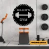 Personalized Metal Gym Sign, Fitness Center, Cross Fit, Home Wall Decor