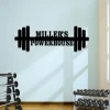 Metal Gym Sign, Custom Fitness Center, Cross Fit Club, Wedding, Anniversary Art Gift