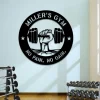Metal Gym Sign, Custom Fitness Center, Cross Fit Club, Wedding, Anniversary Art Gift For Him/her
