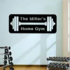 Metal Gym Sign, Custom Fitness Center, Cross Fit Club, Home Wall Decor, Wedding, Anniversary Art Gift