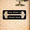 Metal Gym Sign, Custom Fitness Center, Cross Fit Club, Home Wall Decor, Wedding, Anniversary Art Gift