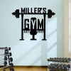 Metal Gym Sign, Custom Fitness Center, Club Wall Decor, Wedding Art Gift For Him/her