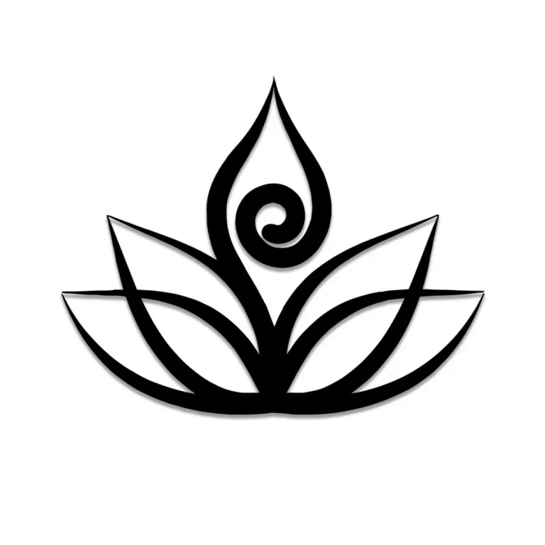 Lotus Flower Yoga Metal Sign, Yoga Room Decor, Gift For Mom