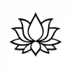 Lotus Flower Yoga Metal Sign, Metal Art, Plaque, Mother's Day Gift