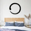 Enso Circle Yoga Metal Sign, Yoga Studio Home Decoration