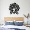 Buddha Mandala Yoga Metal Sign, Wedding Gift For Yoga Lovers