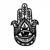 Indian Hand Hamsa Third Eye Yoga Metal Sign