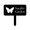 Personalized Butterfly Metal Garden Sign, Home Decor, Anniversary Art Gift For Her