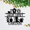 Personalized Metal Garden Sign, Custom Outdoor Garden Stake, Home Decor