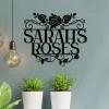 Personalized Metal Garden Sign, Home Decor, Wedding, Anniversary Art Gift For Her, Gardening Lovers