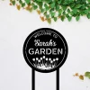 Personalized Metal Garden Sign, Outdoor Garden Stake, Anniversary Art Gift For Her, Gardening Lovers