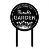 Personalized Metal Garden Sign, Outdoor Garden Stake, Anniversary Art Gift For Her, Gardening Lovers