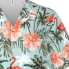 Flamingo And Palm Tree Hawaiian Shirt, Gift For Wife, Aloha Shirt For Mens, Womens