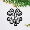 Four Leaf Clover Shamrock Irish Celtic Metal Sign, Custom St. Patrick's Day