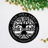 Personalized Tree Of Life Cead Mile Failte Irish Celtic Metal Sign