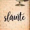 Irish Celtic Slinte Metal Word Decor, Irish Patrick's Holiday Wall Art, Many Sizes To Choose