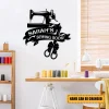 Sewing Machine Metal Sign, Custom Sewing Gift For Her
