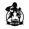 Personalized Name Vietnam Veteran Metal Sign