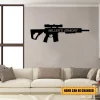 Personalized Gun Armory Veteran Metal Sign